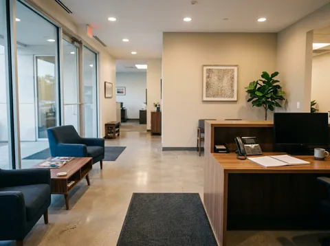 Office reception lobby